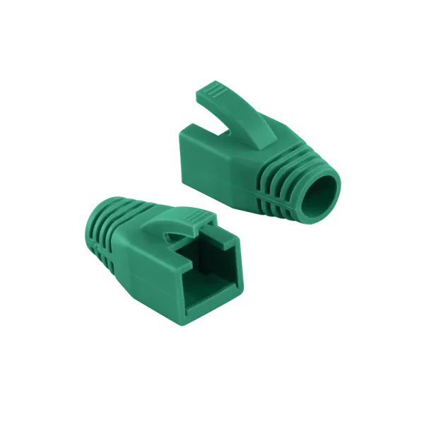[145497] RJ45 hætte 8.0 mm for Cat.6/7/7A , Grøn