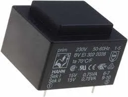 [146111] Transformer 30VA 230V 2x7,5V 2x2000mA