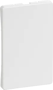 [141213] Blænddæksel, afdækning, 1,5 modul, hvid