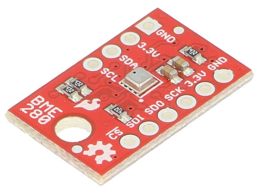 [141273] Atmosfærisk tryk sensor - IC: BME280, I2C, SPI, pin strips