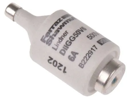 [135888] DIAZED-sikring 6 A DII, 0001.2023 DT2 500V 6A