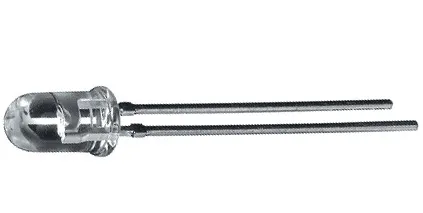 [136070] LED 5mm (T1¾) 3,6V(3500K)Varm Hvid