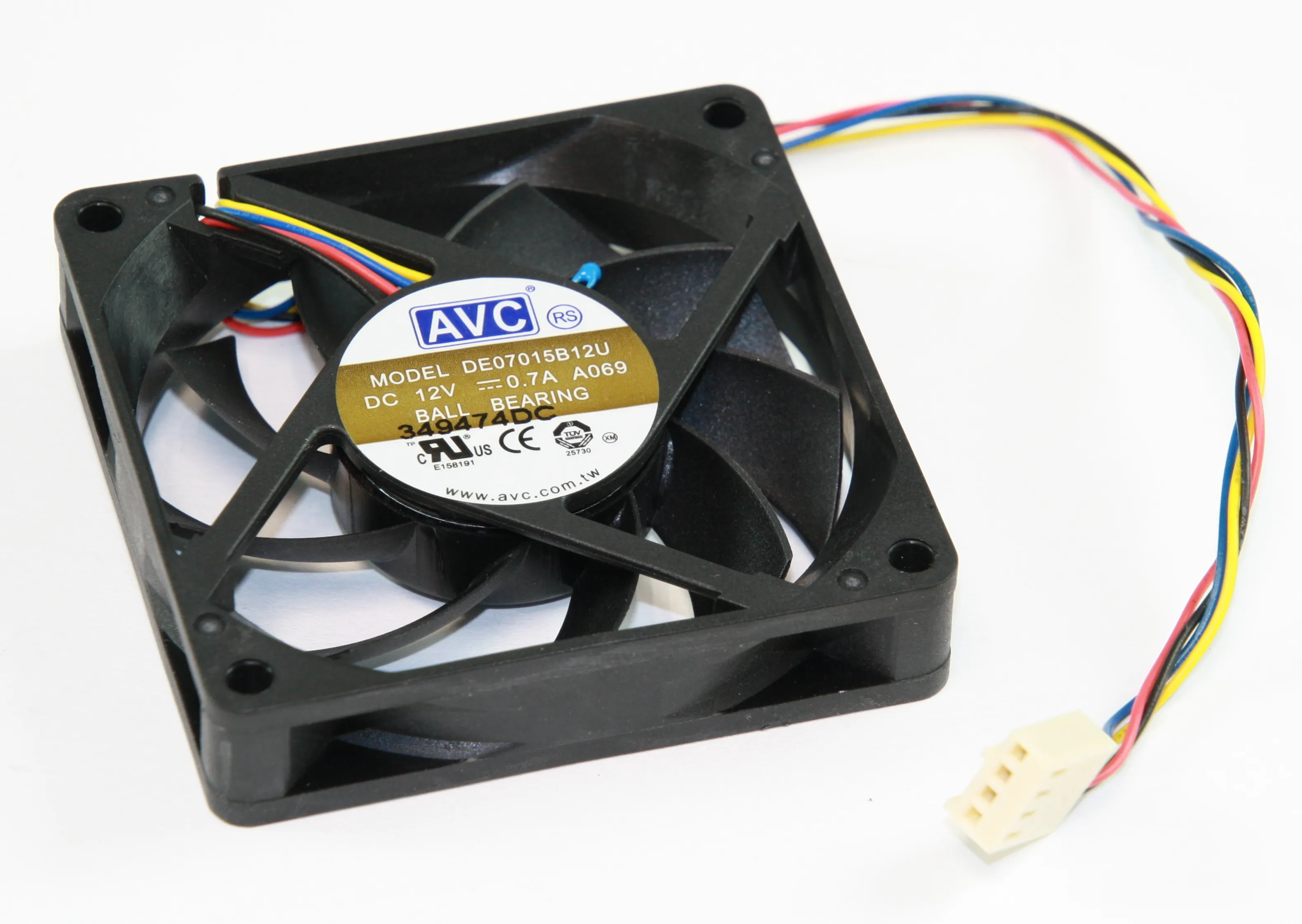 [136159] Ventilator 70x70x15mm, 12VDC