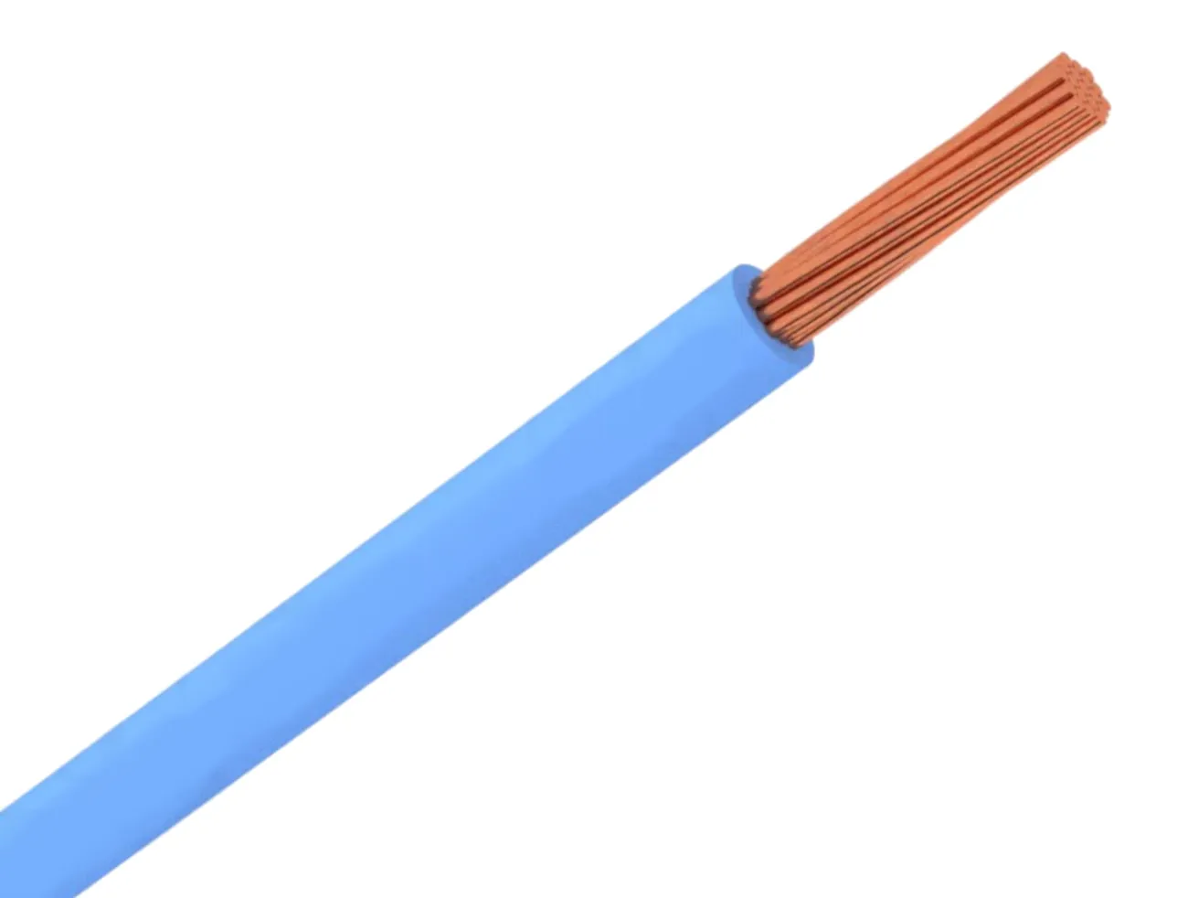 [136544] PVC-ledning H07V-K 4mm² Blå