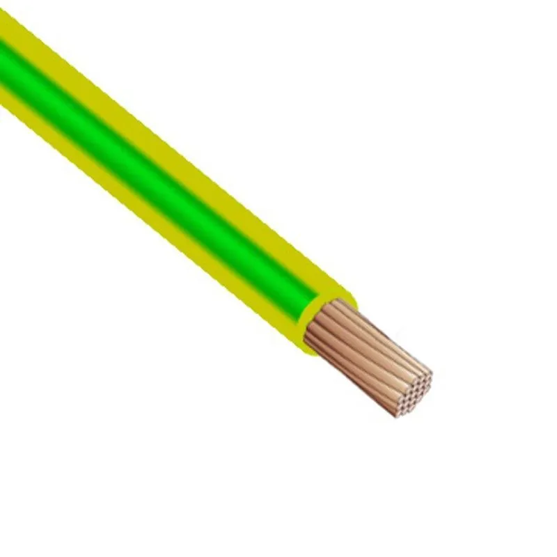 [136552] PVC-ledning H07V-K 10mm² Gul/Grøn