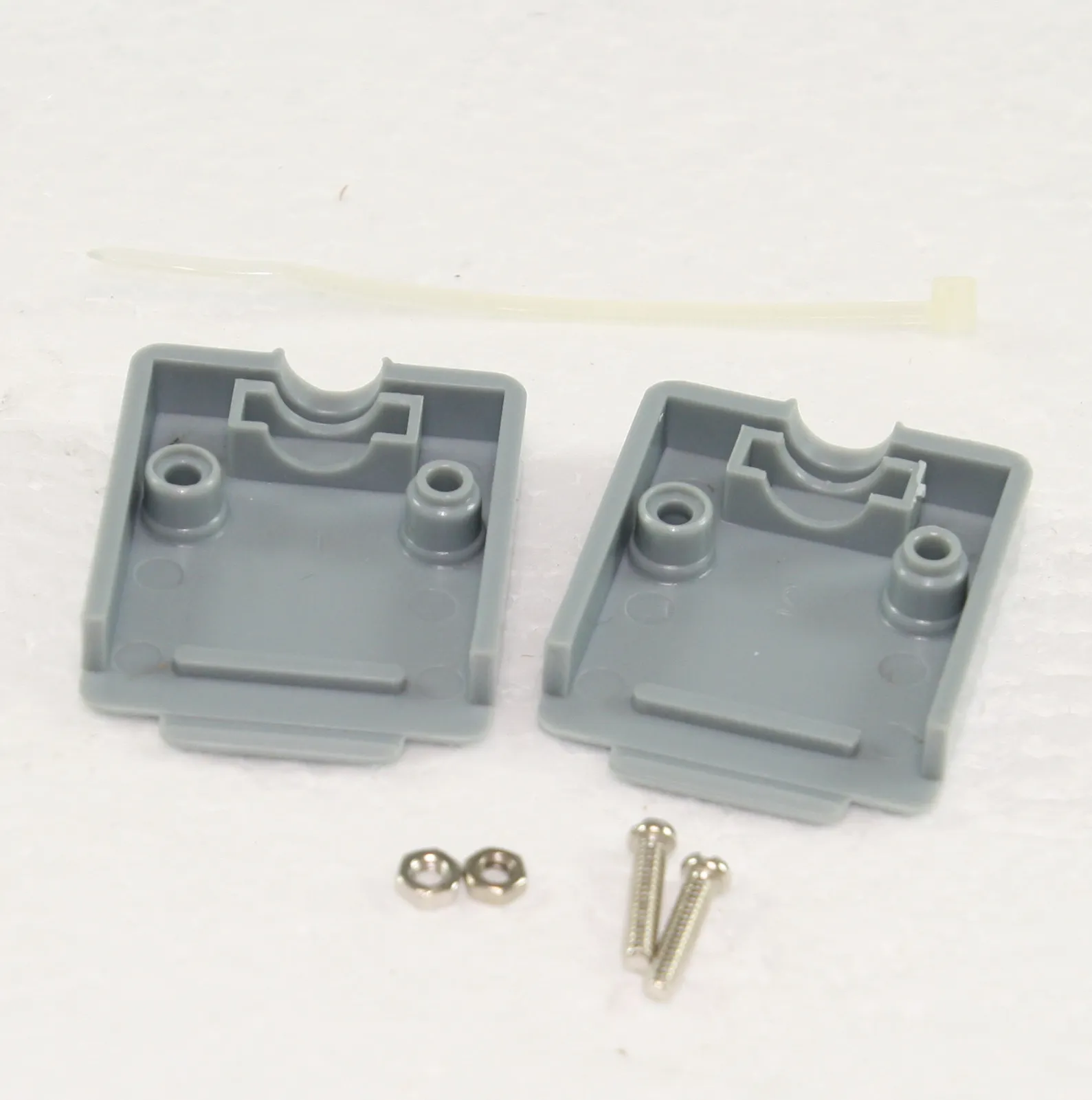 [134279] D-Sub-Hood 19-Pole Plastic Grey