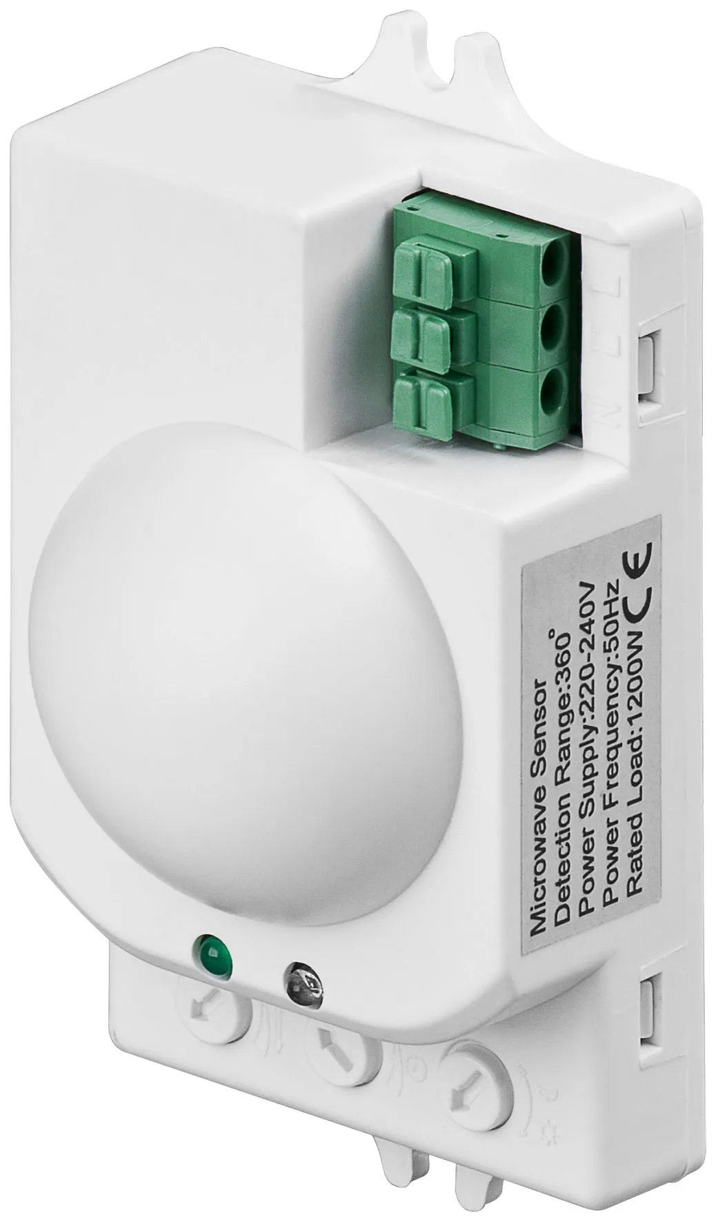 [134598] Mikrobølge bevægelses sensor, LED  klar. 230V