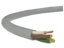 [134836] Multileder uskærmet 4x0,5mm² Grå