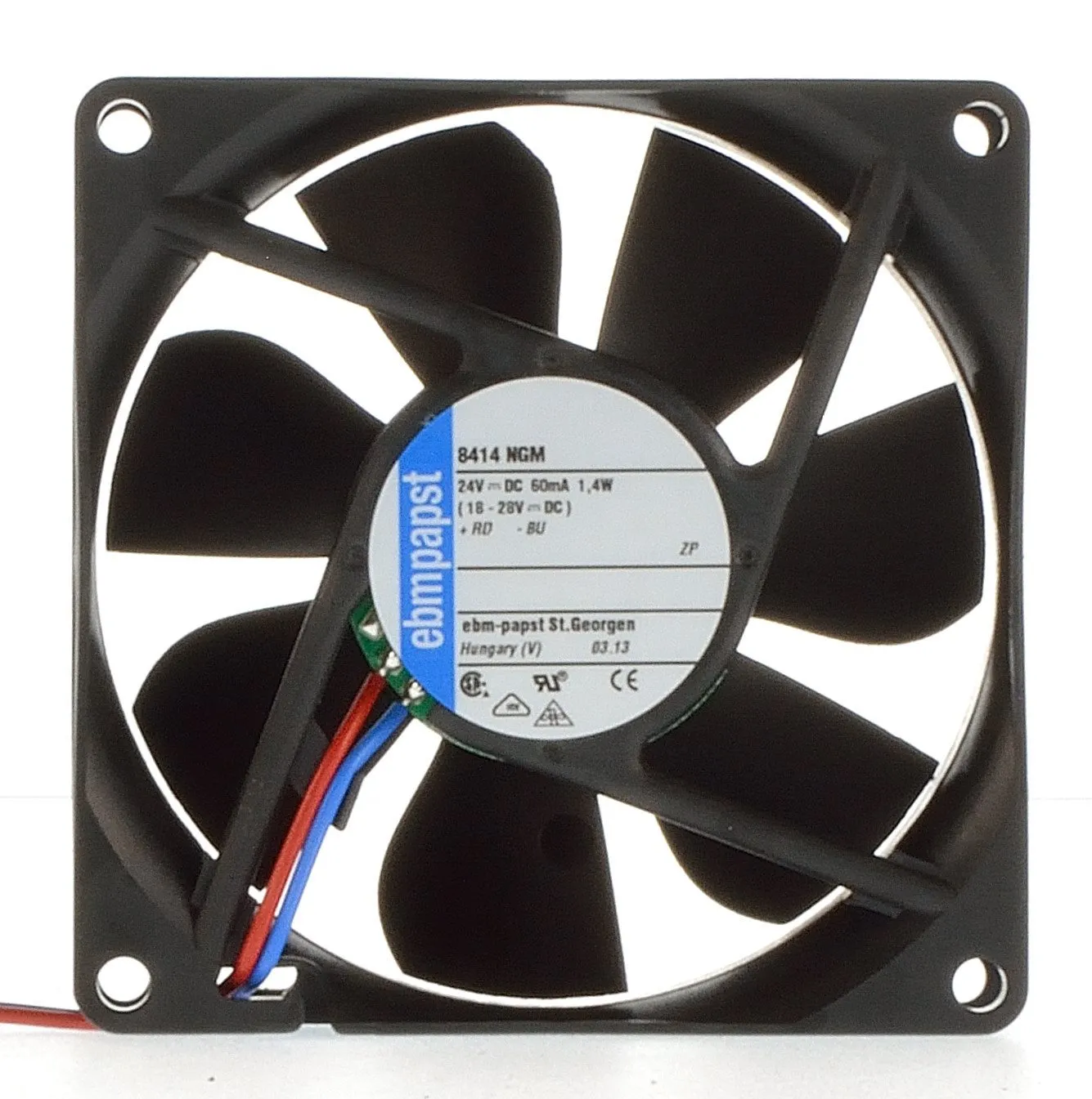 [134850] Fan 24V 80x25 S 58m³/h 26dBA 1,4W
