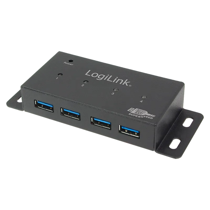 [134874] USB 3.0 HUB, 4-Port, Metal housing LogiLink®