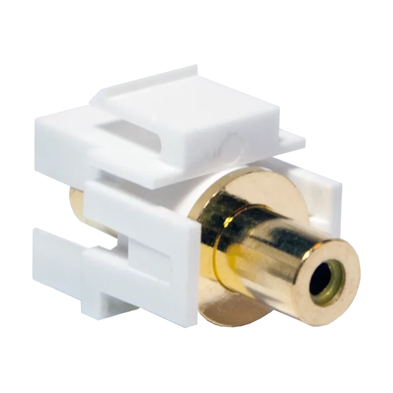[134934] Keystone In-Line Coupler RCA female > RCA female - yellow