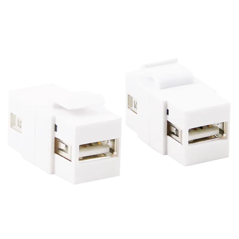 [134942] Keystone Inline Coupler USB 2.0, snap-in mounting LogiLink®
