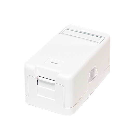 [134945] Keystone Surface Mounted Box 1 port UTP, white LogiLink®
