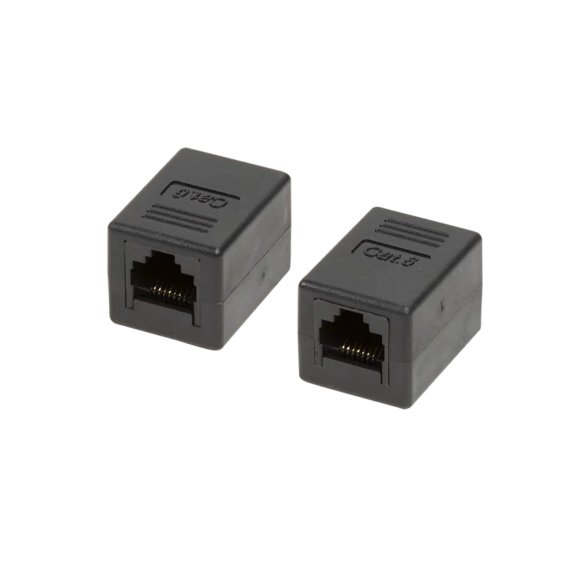 [135071] Inline Coupler 1:1 Cat.6 RJ45 UTP, black LogiLink®