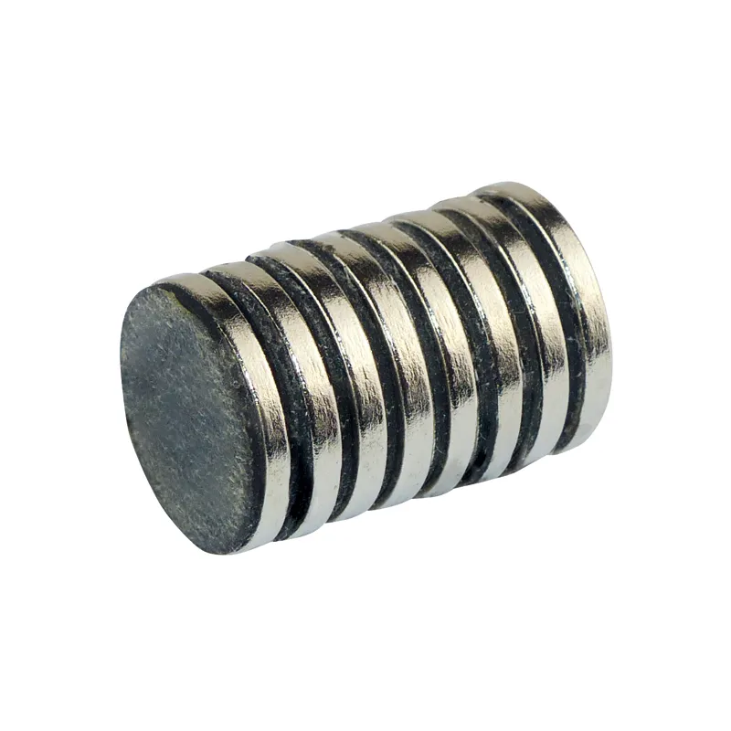 [135080] Neodymium magnetsæt, 8 stk. Ø12 x 1,5mm. SELVKLÆBENDE