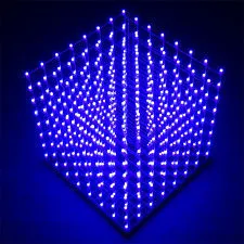 [135211] 8x8x8 512 3D LED light cube kit