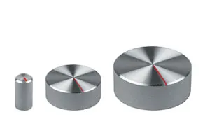 [109099] Aluminiumsknap for 6mm aksel, Ø20x15mm, ALU, UDEN indikatorstreg