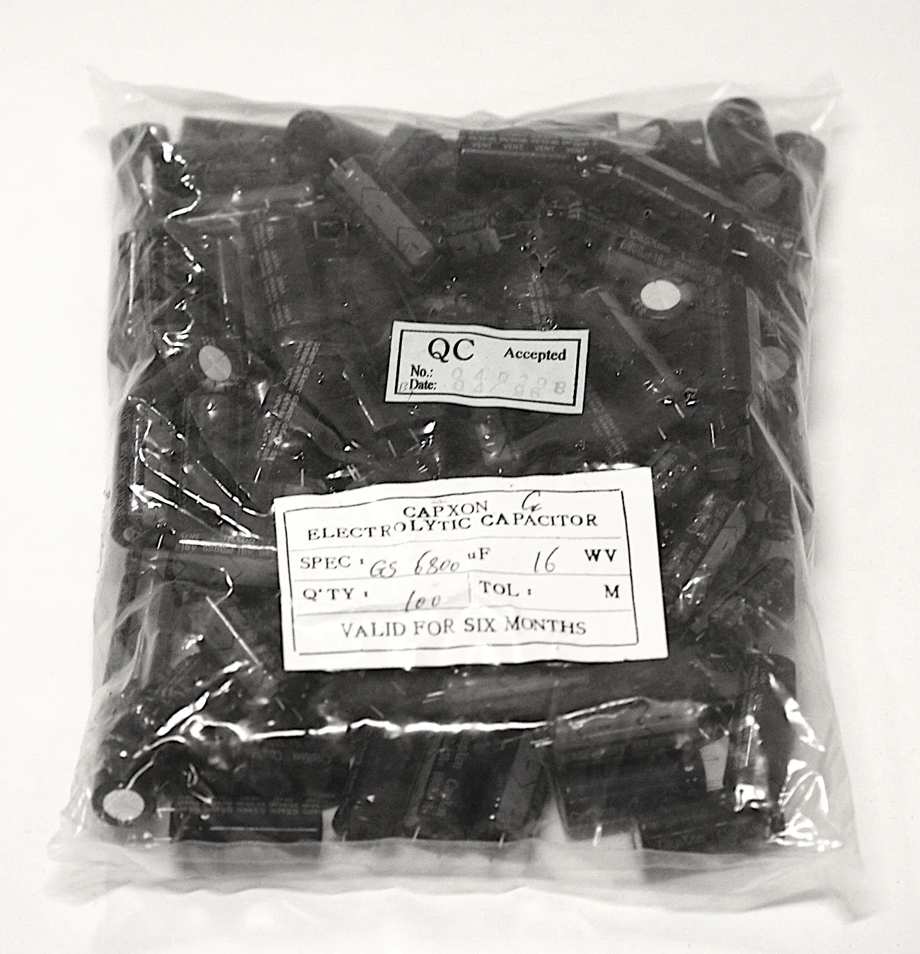 [109111] El-Capacitor 6800µF/16V 16x36, pose med 100 stk.