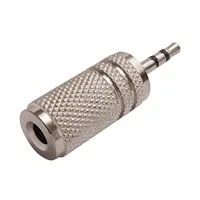[109440] 2,5mm. Stereo Han -3,5mm. Stereo Hun Adapter METAL