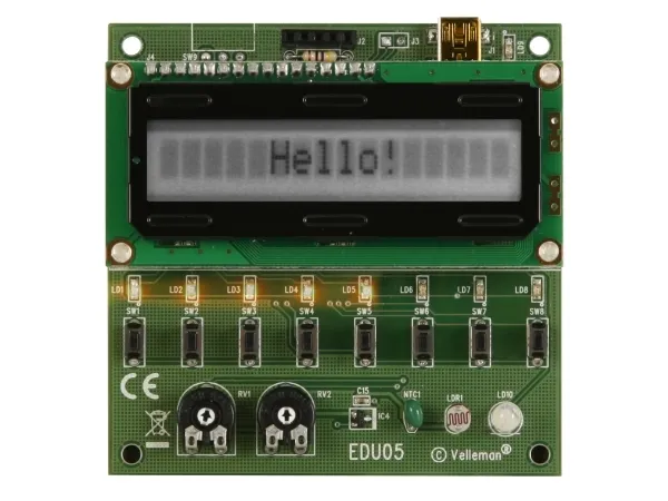 [132073] Byggesæt: USB eksperimentmodul m. LCD display