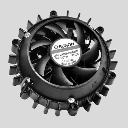 [132331] Fan 12V 60x19 V AL 2,8K/W 15,7dBA