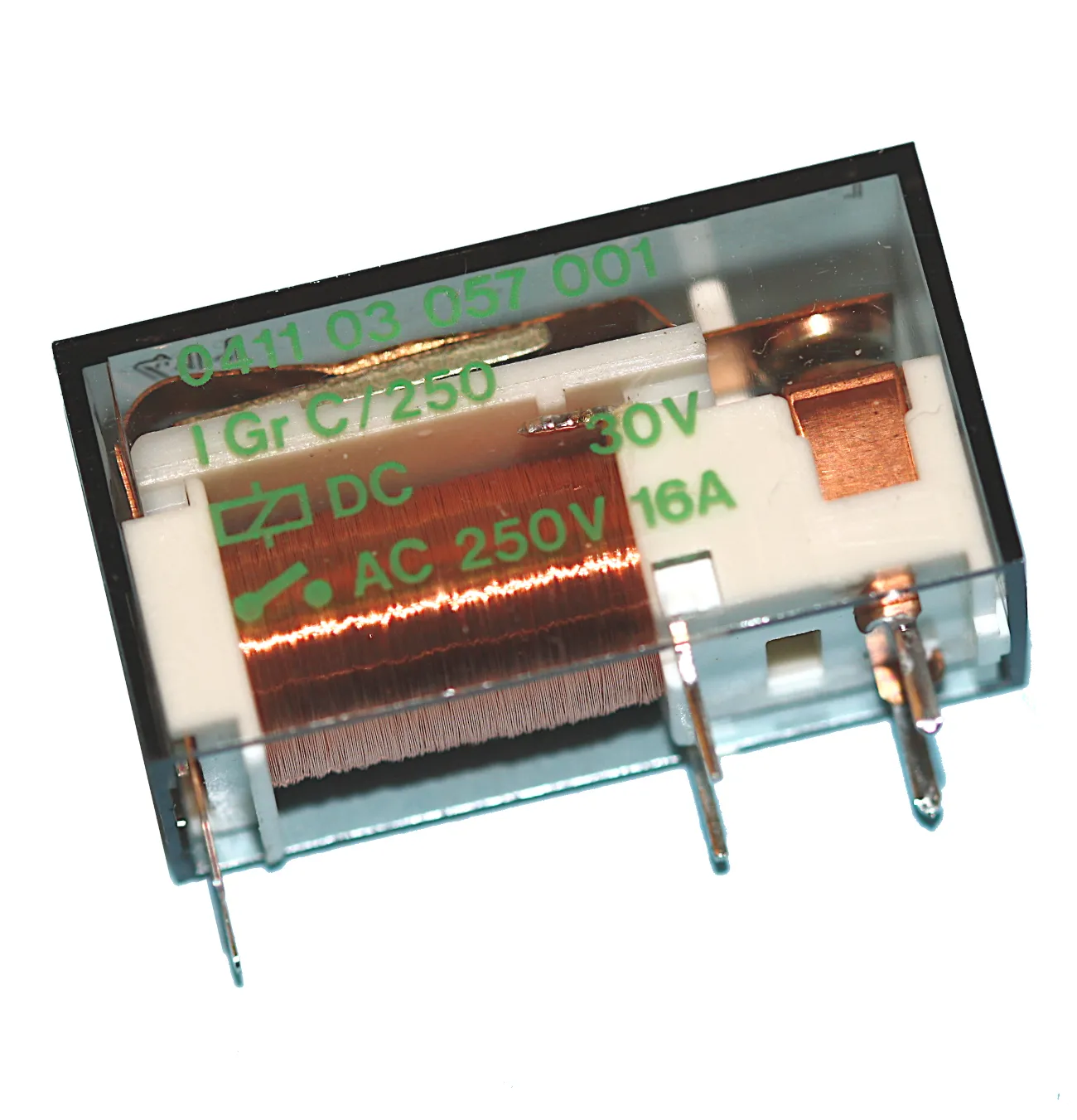 [132629] 1xslutte relæ 30V 16A 810R