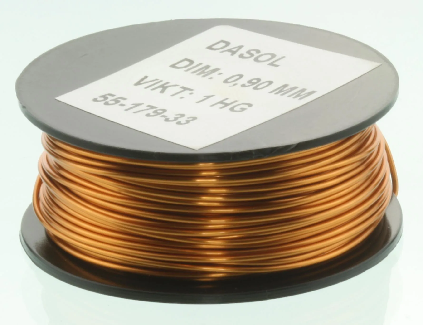 [132664] Kobbertråd, lakeret, 0,90mm, 100g.