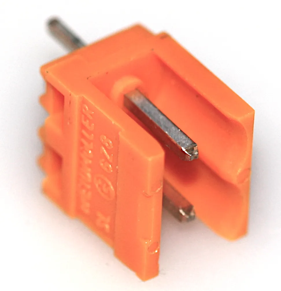 [133149] Box Header 5,0 Vert. 2-Pole Open End