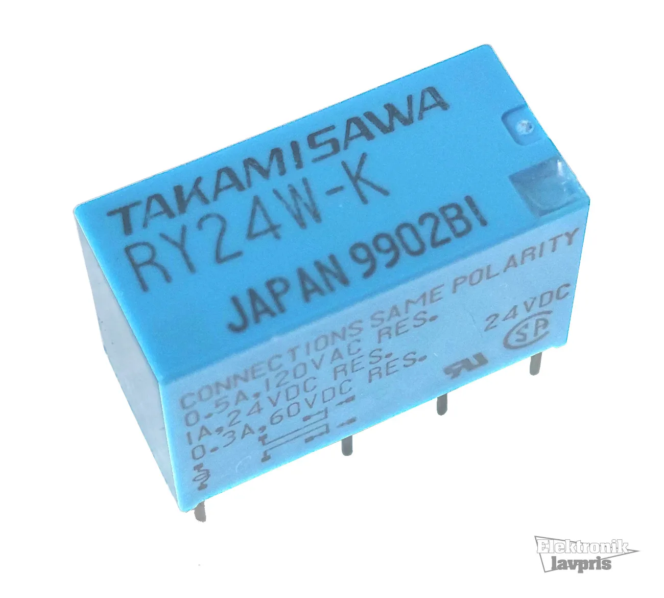 [133387] Relay DPDT 1A 24V 2880R Supersensitiv