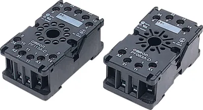 [133443] DIN Rail Sokkel OMRON for 8-pol relæ