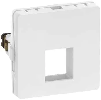 [146898] Dataudtag for 1x Keystone RJ45 1 modul, hvid