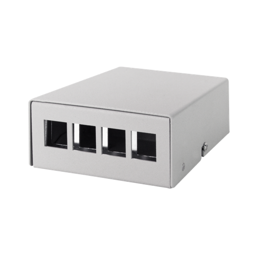 [146902] Keystone Surface point box 4-port, desk/wall/dinrail mounting