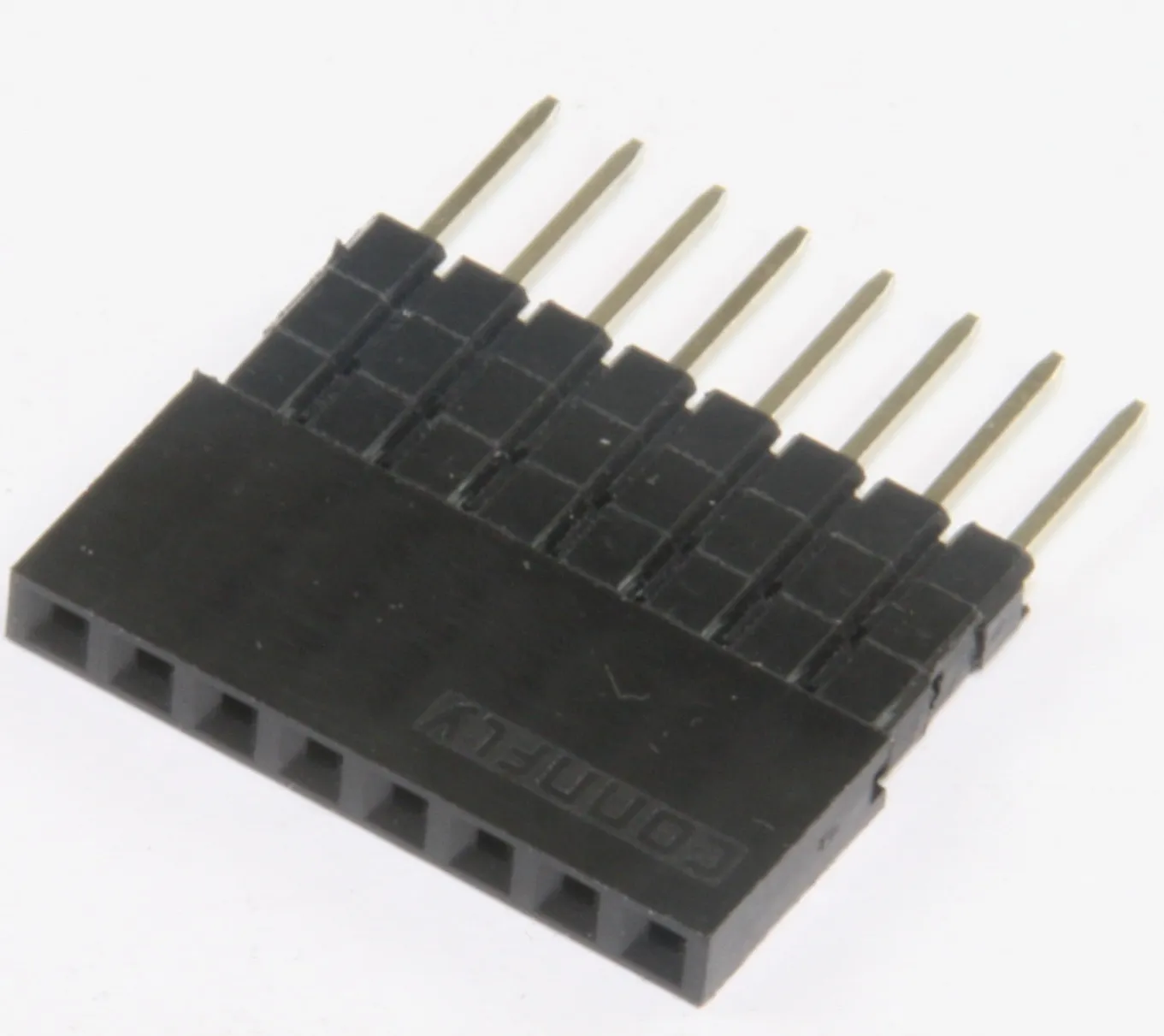 Socket; pin strips; female; PIN: 8; straight; 2.54mm; THT; 1x8; 3A | B2C