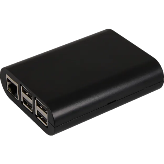 [147176] Kabinet til Raspberry Pi B+, 2B, 3B, 3B+, Sort