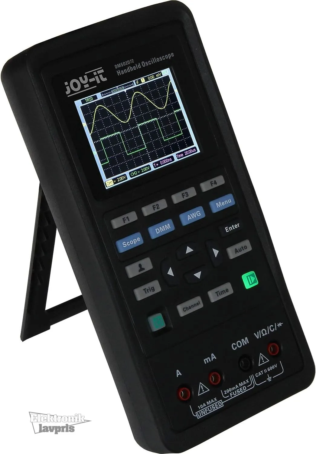 [147756] Transportabel 3-i-1 : Oscilloskop, Multimeter og Signalgenerator