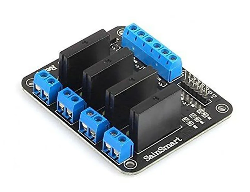 [148280] 5V 4 Channel Solid State Relay High Low Level Trigger SSR Module Board