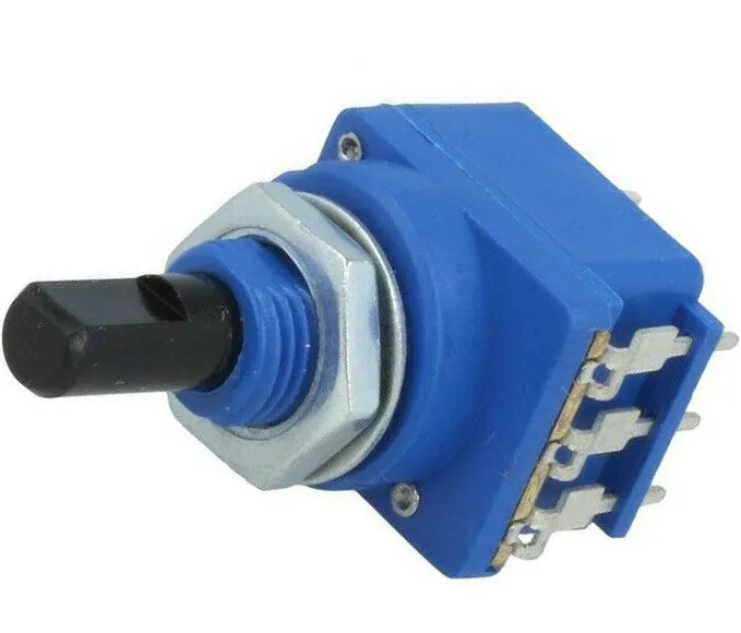 [148383] Potentiometer: shaft; 10kÎ©; with push-push switch