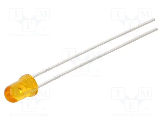 [148408] LED Orange 180mcd 2.4V 45° 3 mm