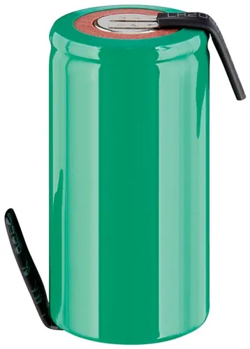 [148498] NiMH Sub-C, 2500 mAh, lodde Flige 23,0x43,0mm