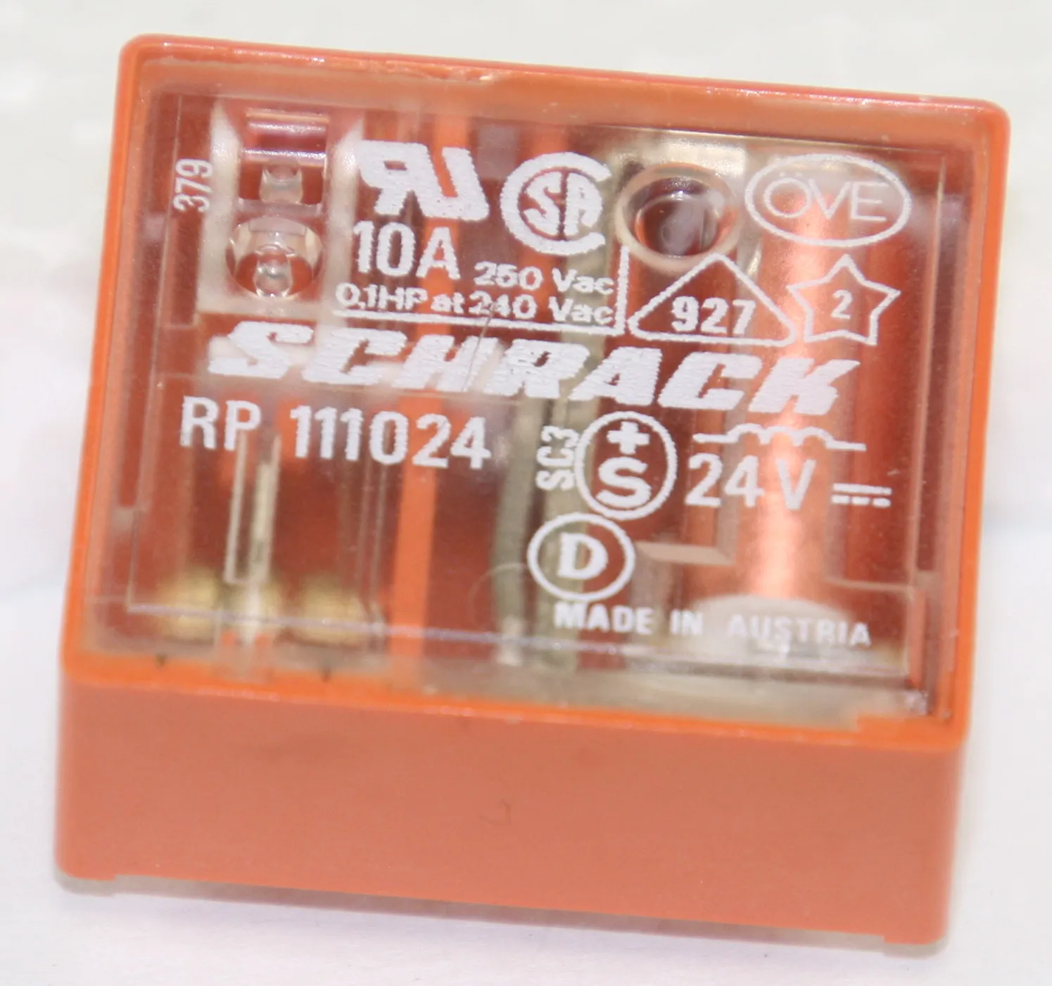 [148952] 1 x skifte relæ 24VDC 8A