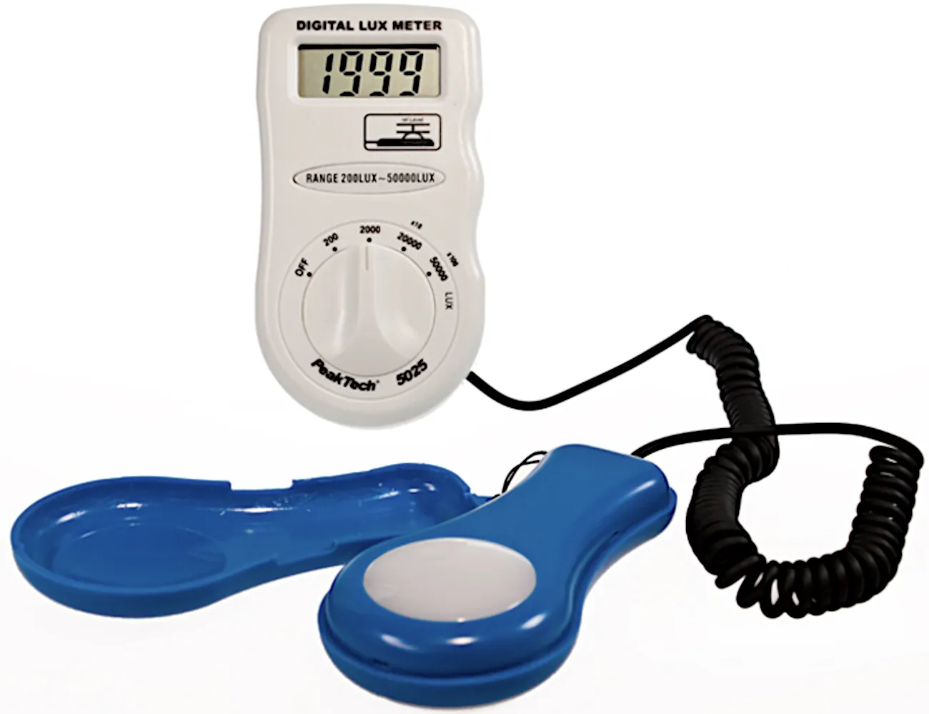 [149363] PeakTech Digital Lux Meter, 0 ... 50.000 Lux
