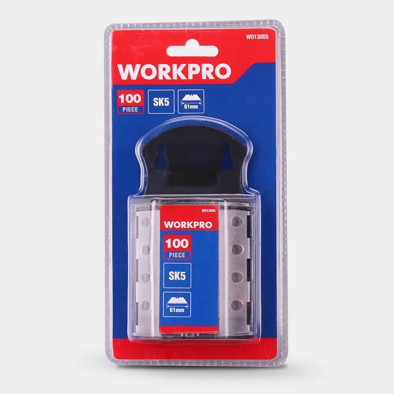 [149560] Workpro Hobby knivblad SK5 Stål pk/100 stk