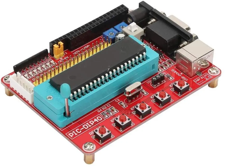 [149598] PIC - PIC Development Board + PIC16F877A