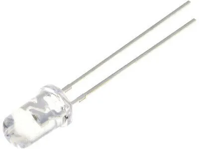 [149785] LED; 5mm; white warm; 22000÷25000mcd; 10÷12lm; 60°; 15mA; 7.8÷9.5V
