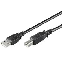 [149842] USB 2.0 kabel, A til B, 7,0 meter Grå