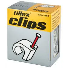 [149977] Kabelsøm, rund kabel Ø=10mm., grå, 100 stk.