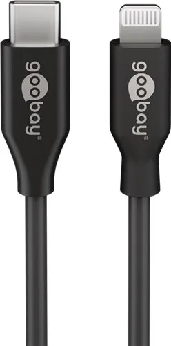 [150043] USB-C han til Lightning han, Sort (0,5m)