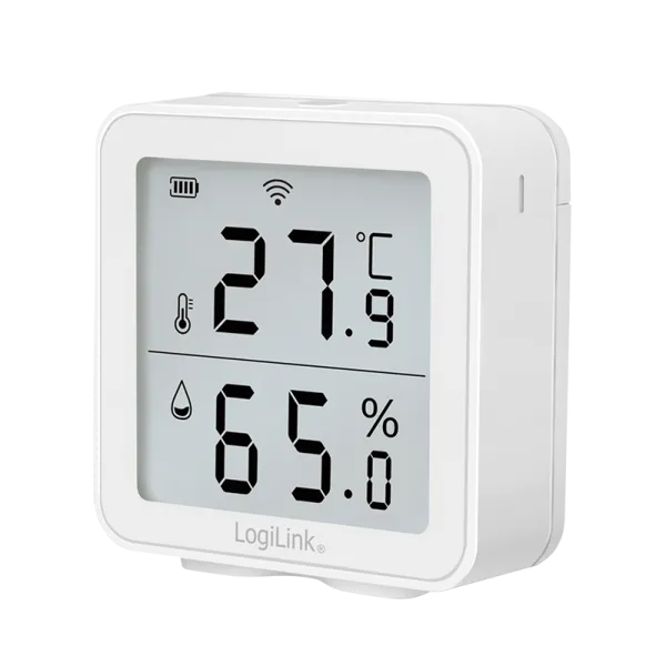 [150317] Termometer + Hygrometer, Overvågning via Smart Life App TUYA-kompatibel