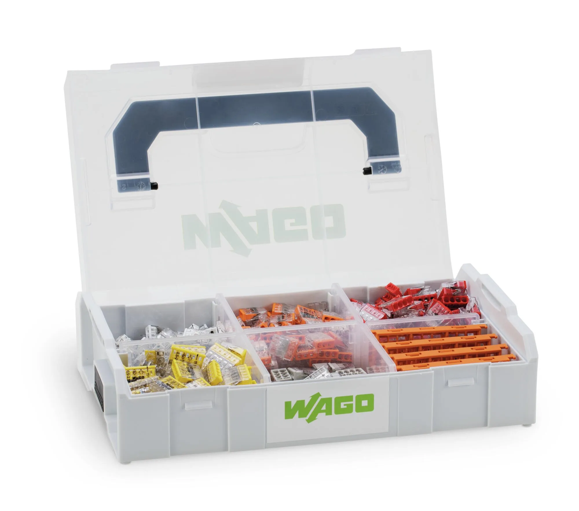 [150404] WAGO Fjedersamlemuffesæt; L-BOXX® Mini; Serie 2273 0.14 ... 2.5mm²
