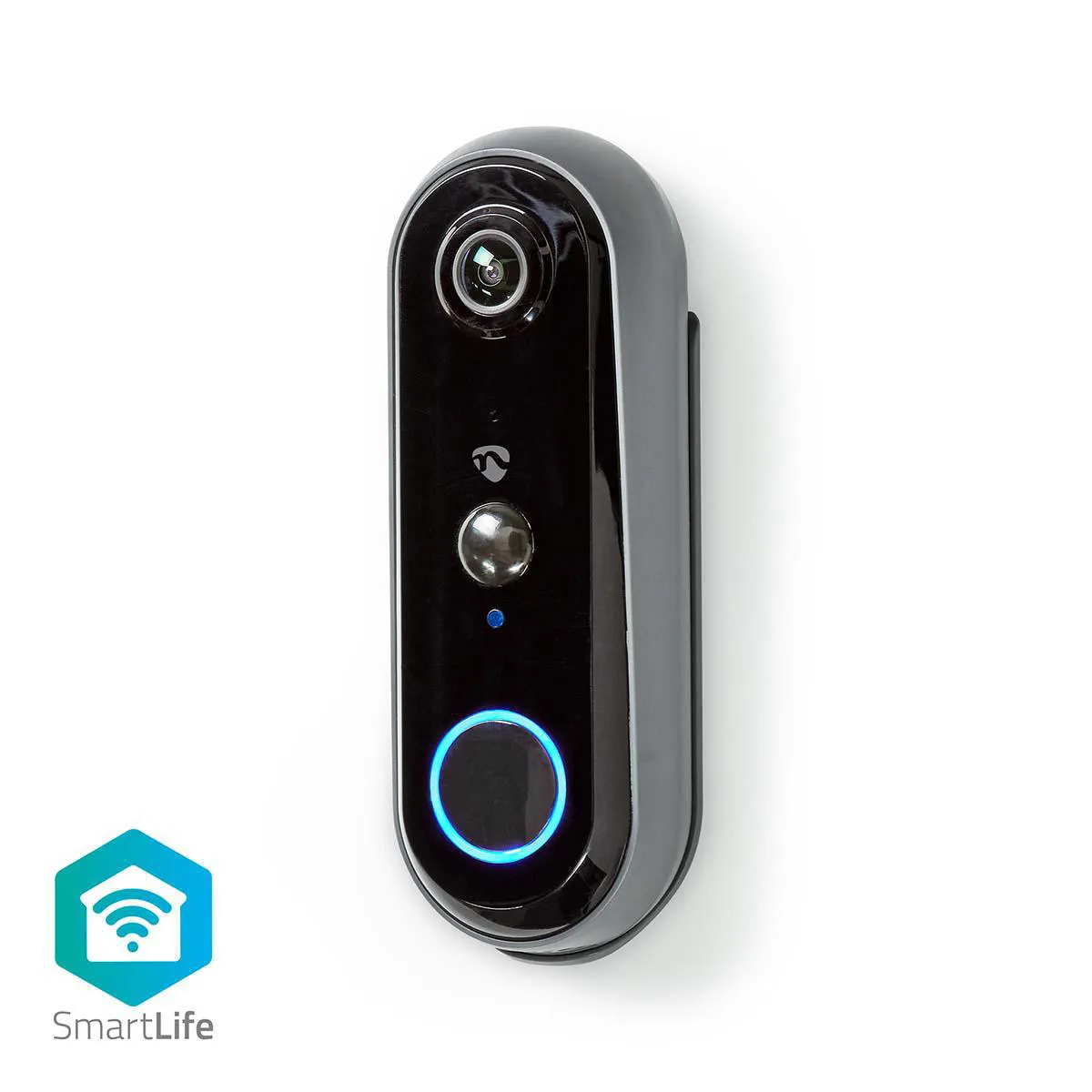 [150581] SmartLife Video dørtelefon | Wi-Fi | Batteri | Android™ / IOS | Full HD 1080p | Cloud / MicroSD | IP54 | Nattesyn | Grå